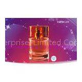 Red Painted Cylindrical 75ml Empty Glass Perfume Bottles With Pump thumbnail-1