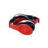 Red Computer / Ipad Retractable Waterproof Bluetooth Earphone With Line Out HF680S