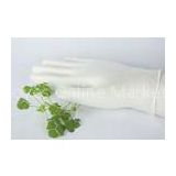 Custom Green stretchable Rubber Latex Glove / disposable rubber gloves