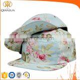 Custom Leather Patch Logo 5 Panel Hat Cap thumbnail-2