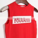 T-WV505 Fashion Women Crop Tops Design Crew Neck Tank Top Print thumbnail-4