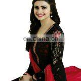 Party Wear Salwar Kameez 2017 / Prachi Desai Straight Cut Semi-Stitched Suits 2017(salwar Kameez Suits) thumbnail-2