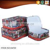 Cheap Old Fashioned Style Suitcases With London Pattern thumbnail-5