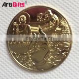 China making souvenir commemorative silver gold buddha copper blank coin