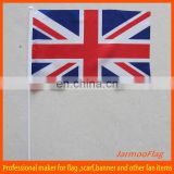 Union jack small white flag