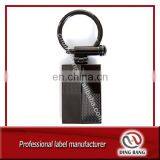 Wholesale Promotion Gifts & Crafts Custom Logo Accepted Simple & Classical Cheap Black Metal Male Keychain thumbnail-1
