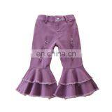 Kids Pant For Girls Bell Bottoms Flare Leg Pants thumbnail-2