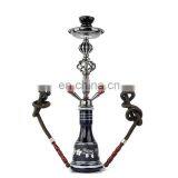HQP-SY15 HongQiang Arab Hookah Set Wholesale Finished Product Customization Shisha Hookah Glass Hookah Shisha Two Pipes thumbnail-4
