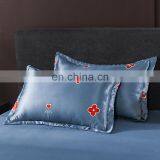 2020 Summer New Arrival Washed Silk Polyester Cooling Touch Reactive Printing Full Size Bed Linen Comforter Summer Bedding Set thumbnail-4