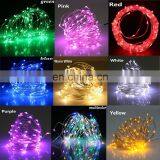 2M 3M 5M 10M Battery Silver Wire LED String Lights Holiday Lighting Fairy Garland for Christmas Wedding Party Decoration thumbnail-7