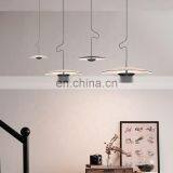 Modern Circular Led Metal Ceiling Stainless Pendant Light thumbnail-3