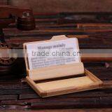 Accept OEM Custom Logo Wooden Name Card Box,business Card Box Wood thumbnail-2