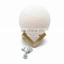 Christmas Gift 3 Color Night Light LED 3D Printing Moon Lamp With Usb Charging Creative Holiday Decor Lamp thumbnail-5