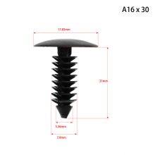 Bumper Fender Expansion Screw Clip Plastic Rivet Guard Leaf Plate Lining Clip thumbnail-2