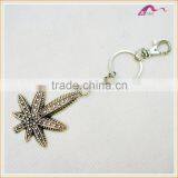 Personalized Cheap Metal Custom Leaf Keychain thumbnail-1