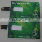 Free Logo Printing Business Card Usb Flash Drive, Oem High Quality Business Card Usb Flash Drive With High Capacity