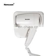 Honeyson Hotel Professional Wall Mounted Classic White Plastic Hair Dryer thumbnail-2