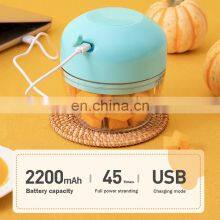 Factory Wholesale 45W 300ML Rechargeable Portable Food Chopper Electric Mini Garlic Food Chopper thumbnail-4