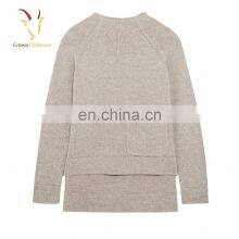 Womens Chunky Cashmere Big Oversized Sweater V Neck thumbnail-5