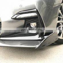 For Infiniti Q50 Sport 2018 2019 Carbon Fiber Fog Light Lamp Cover Trims thumbnail-3