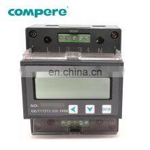 Single Phase M-bus Remote Control Din Rail Kwh Prepaid Electricity Meter thumbnail-4