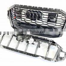 Newest For Audi RSQ7 Front Grille ABS Bumper Grille to Audi Q7/SQ7 2020 2021 2022 Galvanizing Grille With ACC Hole thumbnail-3