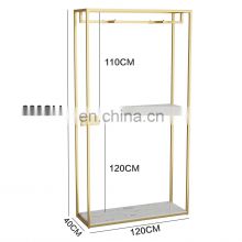 Superior Quality metal Double clothes garment rack clothing rack wall display