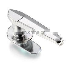 MS317 Silver Chrome Plating Zinc Alloy Cabinet Key 3 Point Handle Lock