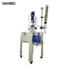Chinese Laboratory Distillation Extraction Electric Stirring Single Layer Chemical Glass Reactor thumbnail-2