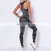 Women 2 Pieces Gym Fitness Sets Sports Bra Legging Yoga Set Ladies Athletic Wear Long Sleeve Yoga Sets thumbnail-5