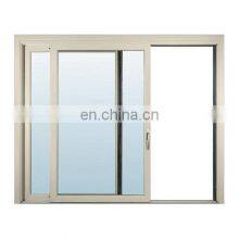 custom high quality Impact Resistant sliding windows with double glass aluminum sliding windows