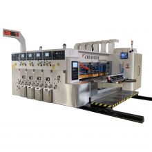 Carton machinery manufacturer, high-speed ink printing slotting machine, full-automatic high-speed tri color printing die-cutting machine
