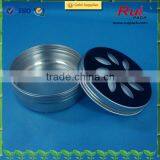 Snap-on Cap Aluminum Jar With Cutout Aluminum Cap thumbnail-2