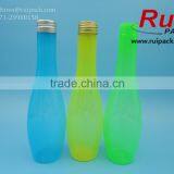 Hot! Long Thin Plastic PET Bottle With Aluminum Cap for Beverage/drink, Clear PET Juice Bottle thumbnail-5