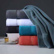 100% Cotton Bath Towel, Hotel Thick and Large Wrapped Towel, Household Cotton Towel, Black, White, Red, Blue, Green thumbnail-5
