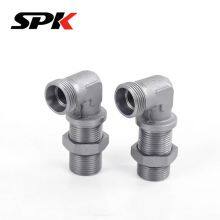 Manufacturer's In-Stock Yonghua Standard Stainless Steel 90° Bulkhead Fittings, Model 6C9, Customization Supported thumbnail-3