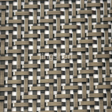 Construction Metal Mesh, Bronze-colored Decorative Metal Wire Mesh, Suitable for Furniture. thumbnail-2