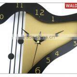 Harp Shaped Creative Fashion Quartz Analog Wooden Wall Clock thumbnail-3