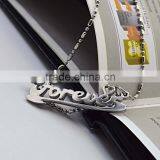Mothers Day Wholesale Gifts Alphabet Letter Silver Pendant thumbnail-5