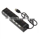 Details About 7 Port High Speed USB 2.0 Hub AC Power Adapter ON/OFF Switch thumbnail-3