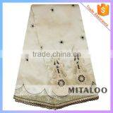 Mitaloo Soft Materia Nigerian Bride Geirge Aso Ebi George Fabric For Nigerian MGP1009 thumbnail-2