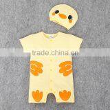 2016 Hot Sale Boutique Baby Clothes Summer Boys Romper Short Sleeve Animal Printed Toddlers Romper Suit thumbnail-2