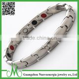 Fashion men magnetic jewelry gift wholesale stainless steel negative ion bracelet with germanium                        
                                                Quality Choice