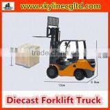 China Manufacture 1:20 High quality collectable Diecast forklift truck toys