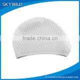 2016 Custom Printed Waterproof Silicone Swimming Cap for Adult thumbnail-3