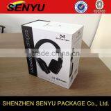 Custom Headphone Carboard Packaging Paper Box Wtih Hidden Magnetic Snap