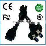 Other Type and USB Interface Type USB 3.0 Pin Header 19 Pin Buchse 1 x USB 3.0-A Buchse thumbnail-4