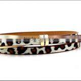 Fashion Women Lady Girl Skinny Waist Belt Thin Leather Narrow Waistband thumbnail-6