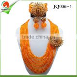 charming design colorful bead for party, fashion African Jewelry Sets JQ036