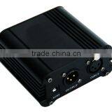 Compact Dual Channel Phantom Power, Phantom Power Supply, Power for Condenser Mic thumbnail-1